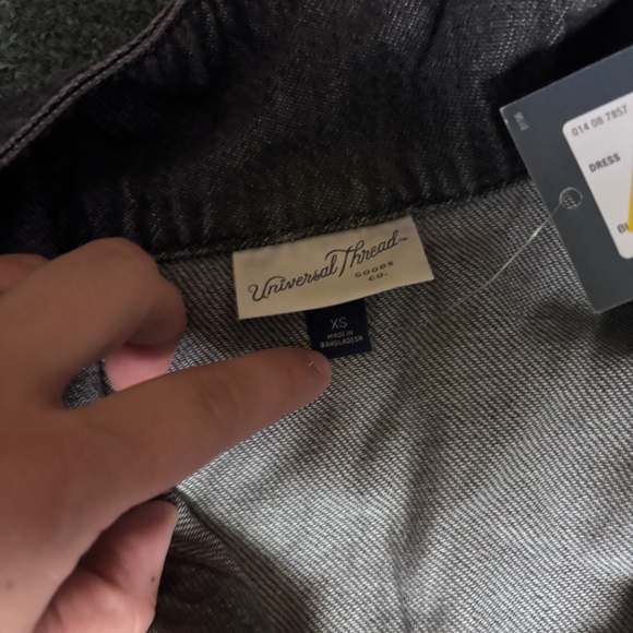 Universal Thread Drop Waist Drawstring Mini Dress - Picture 3 of 4